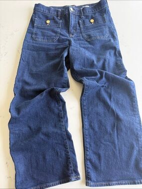 NWOT J. Crew Factory Petite slim wide-leg sailor jean in all-day stretch